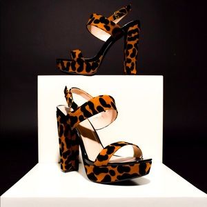Wild Patterned Platform Sandals